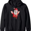 Pigiama Natale Santa Acquerello Unisex Adulti Felpa-0