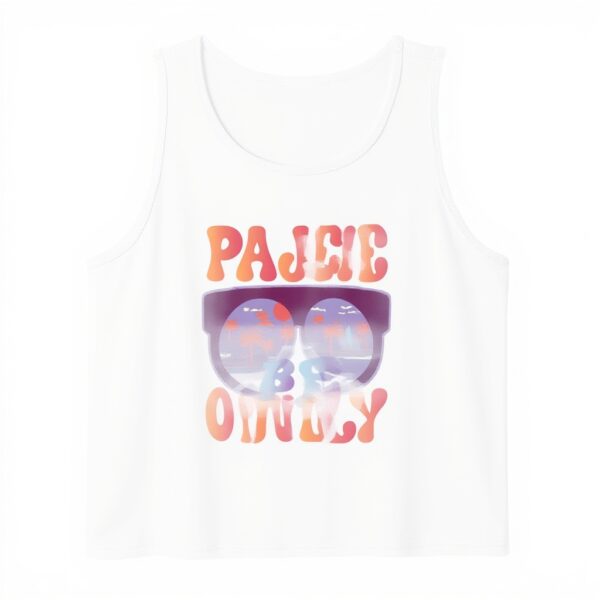 Buon umore Paje Canotta Moda Uomo Donna Bianco Grigio