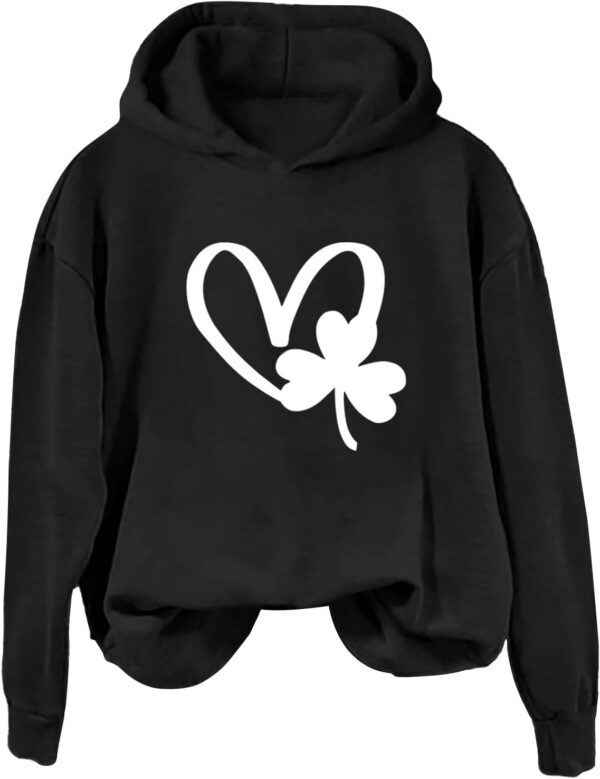 Felpe Donna con Cappuccio Oversize Morbida Tasca Christmas-1