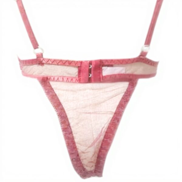 Generisch Set Lingerie Pizzo Donne Plus Size Reggiseno