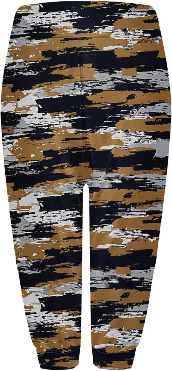 Leggings Capri donna vita alta tasca yoga pantaloni bianchi-1