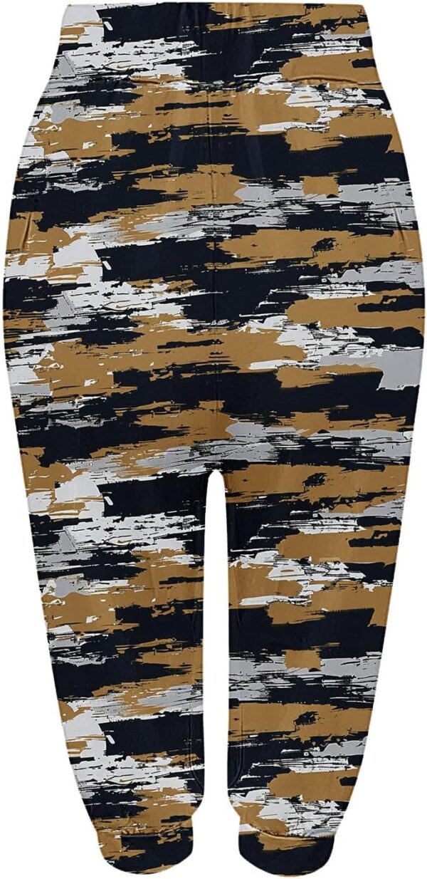 Leggings Capri donna vita alta tasca yoga pantaloni bianchi-2