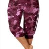 Leggings Capri donna vita alta tasca ritagliata yoga Generic