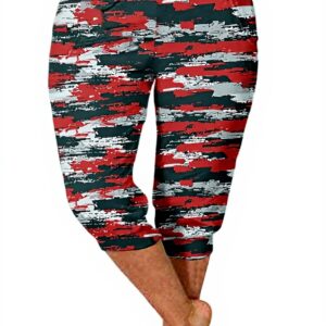 Leggings Capri donna vita alta tasca yoga pantaloni bianchi