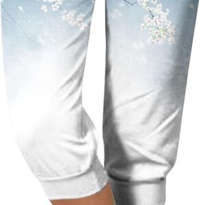 Pantaloni donna elasticizzati vita alta capri yoga casual-0