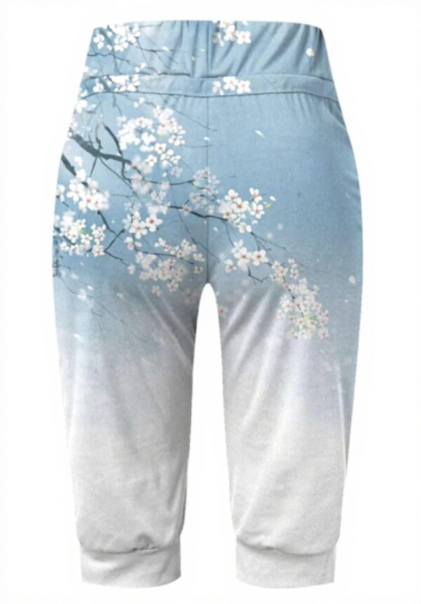 Pantaloni elasticizzati donna vita alta gamba larga comodi