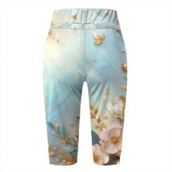 Pantaloni elasticizzati donna gamba larga comodi yoga casual