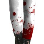 Pantaloni yoga donna vita alta leggings floreali Black Wide-0