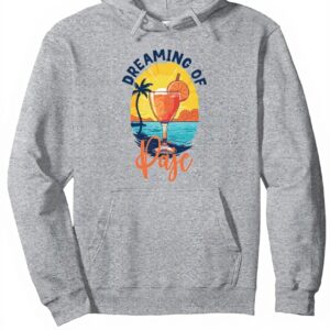 Felpa con Cappuccio Sogni di Paje Unisex Moda Abbigliamento