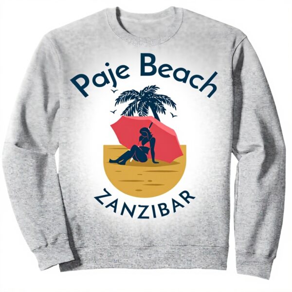 Felpa Spiaggia Paje Zanzibar YO MINUS Unisex Adulto