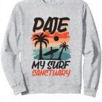 Surf a Paje Felpa Unisex Adulto Design Oceano Indiano