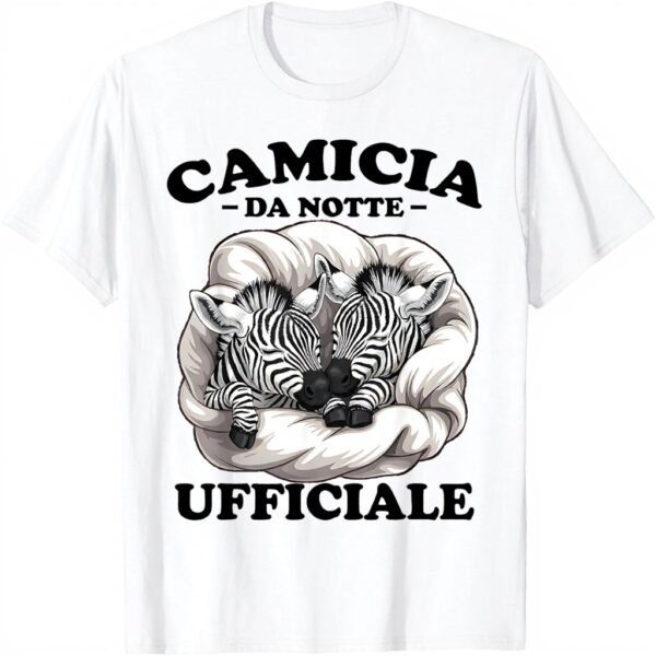 Camicia da Notte Zebra Ufficiale Sleepshirt Divertente