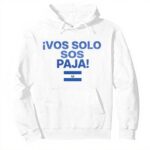 Felpa El Salvador Bandiera Unisex Adulti Bianco Cappuccio