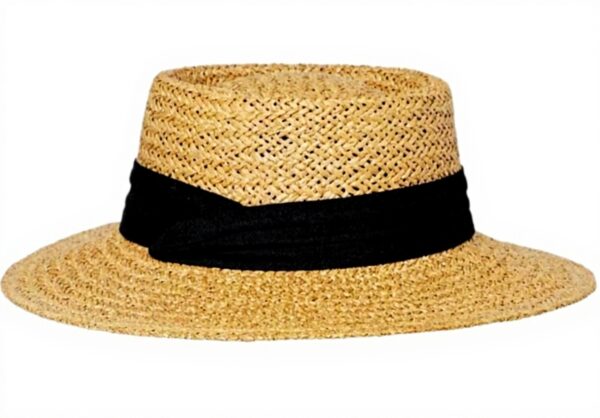 Cappello di paglia CHENZKBD protezione solare bordo piatto