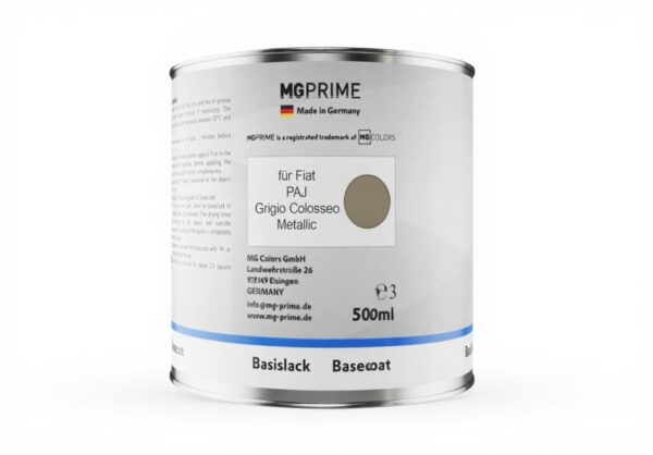 MG PRIME Vernice auto Fiat Grigio Colosseo Metallic kit