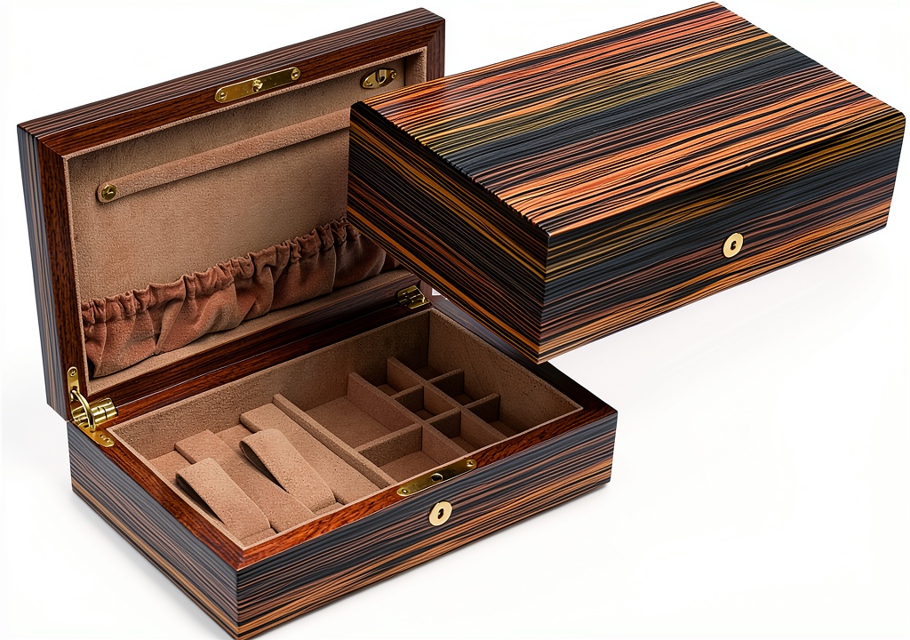 'Supporto Pavo in legno posizionato su una scrivania moderna'