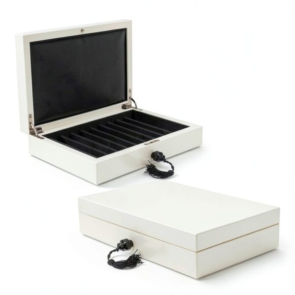 Cofanetto per penne Mastro de Paja in legno artigianale