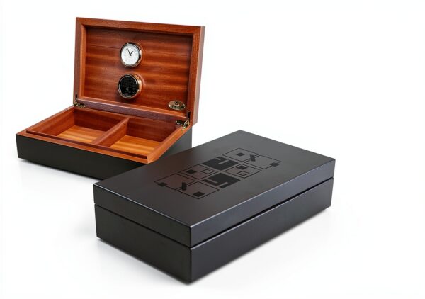 Humidor Mastro de Paja Cofanetto Sigari Legno Artigianale