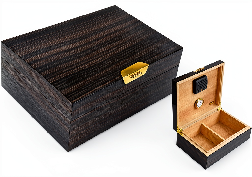 Pavo Monitor Arm Ergonomic Aluminum Desk Mount installato su una scrivania in legno