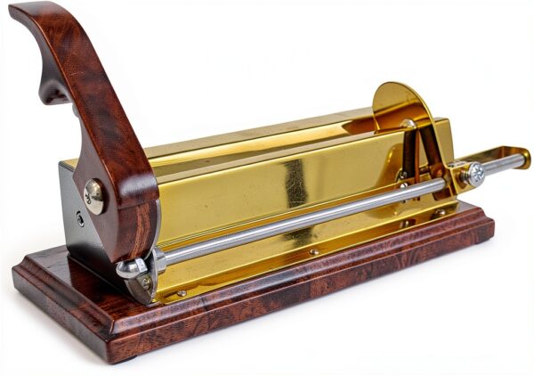 Mastro de Paja Ghigliottina Tavolo Sigari Acciaio Inox