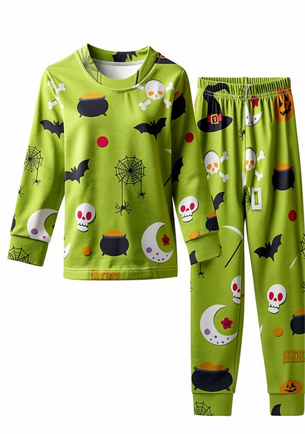 Set pigiami cotone bambini LI ZHI XIN manica lunga Halloween