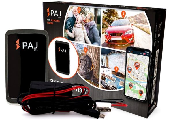 PAJ GPS Tracker Veicoli Persone Impermeabile Batteria 20