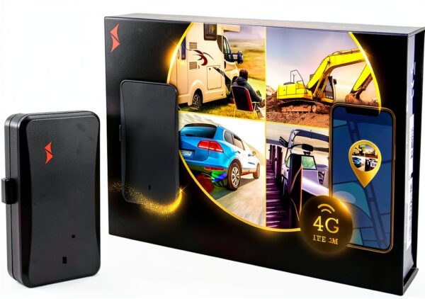 PAJ GPS Tracker 4G per veicoli magnetico nero 9046