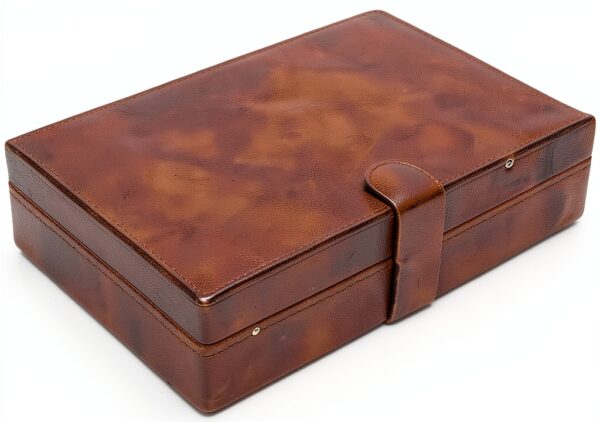 Humidor Mastro de Paja Cofanetto sigari pelle mogano